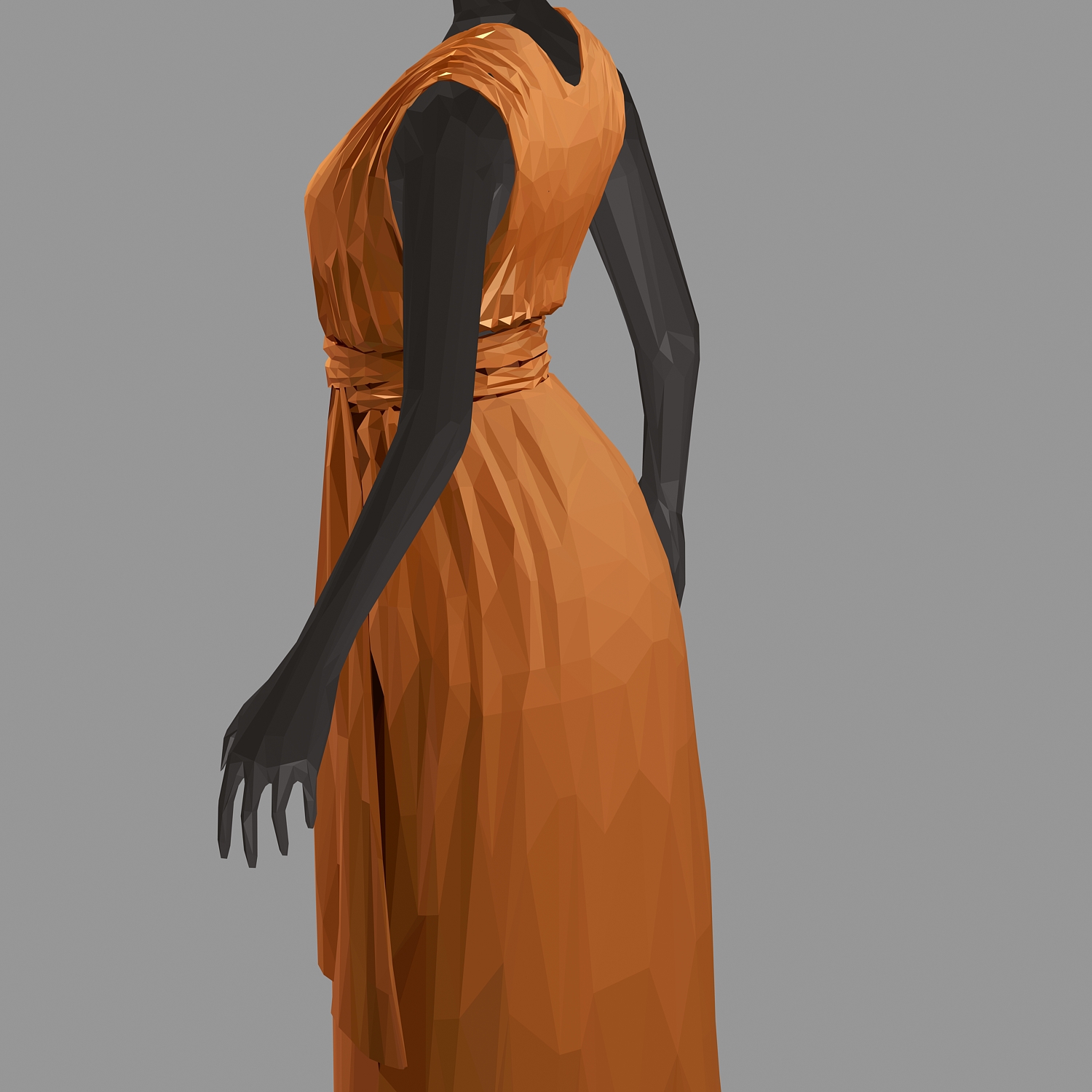 orange dress white heels